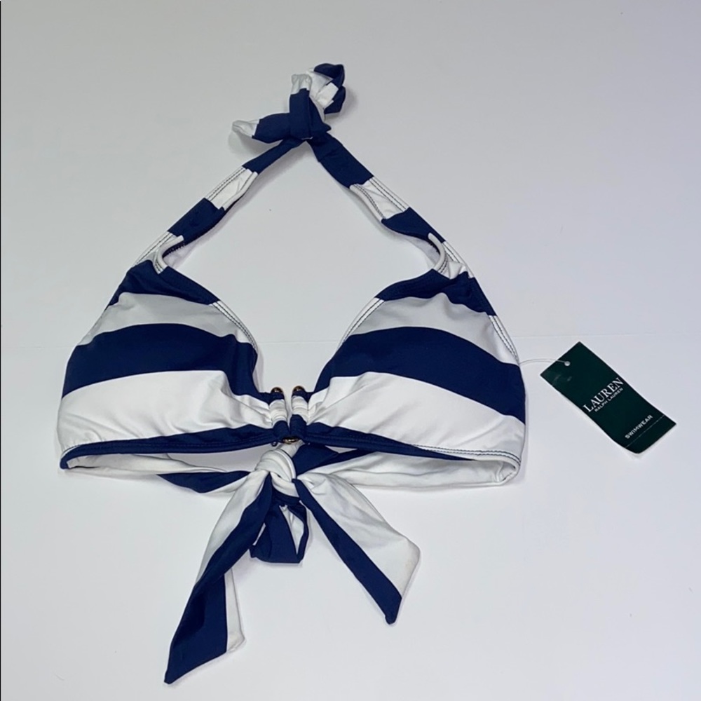 Ralph Lauren Nautical Stripe Bikini Top
